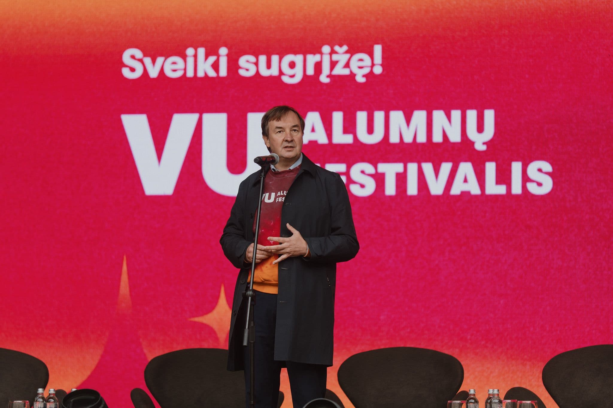prof. Rimvydas Petrauksas VU Alumnų festivalyje